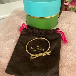 Kate Spade Bow Bracelet with dust bag and box